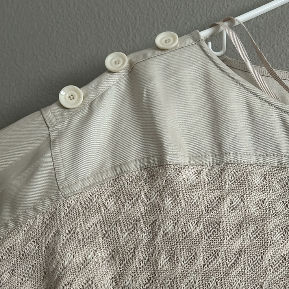 NWT Anthropologie Holding Horses Noa Dolman Dress in Tan M - Picture 6 of 11